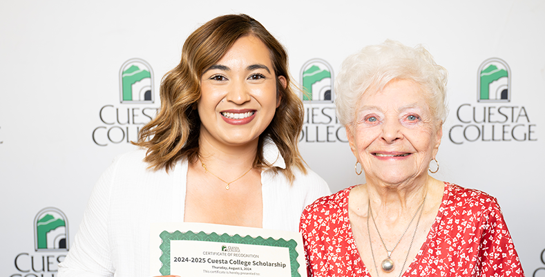Donor and student scholarship