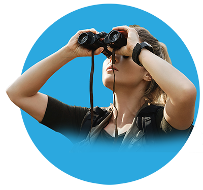 Birder woman